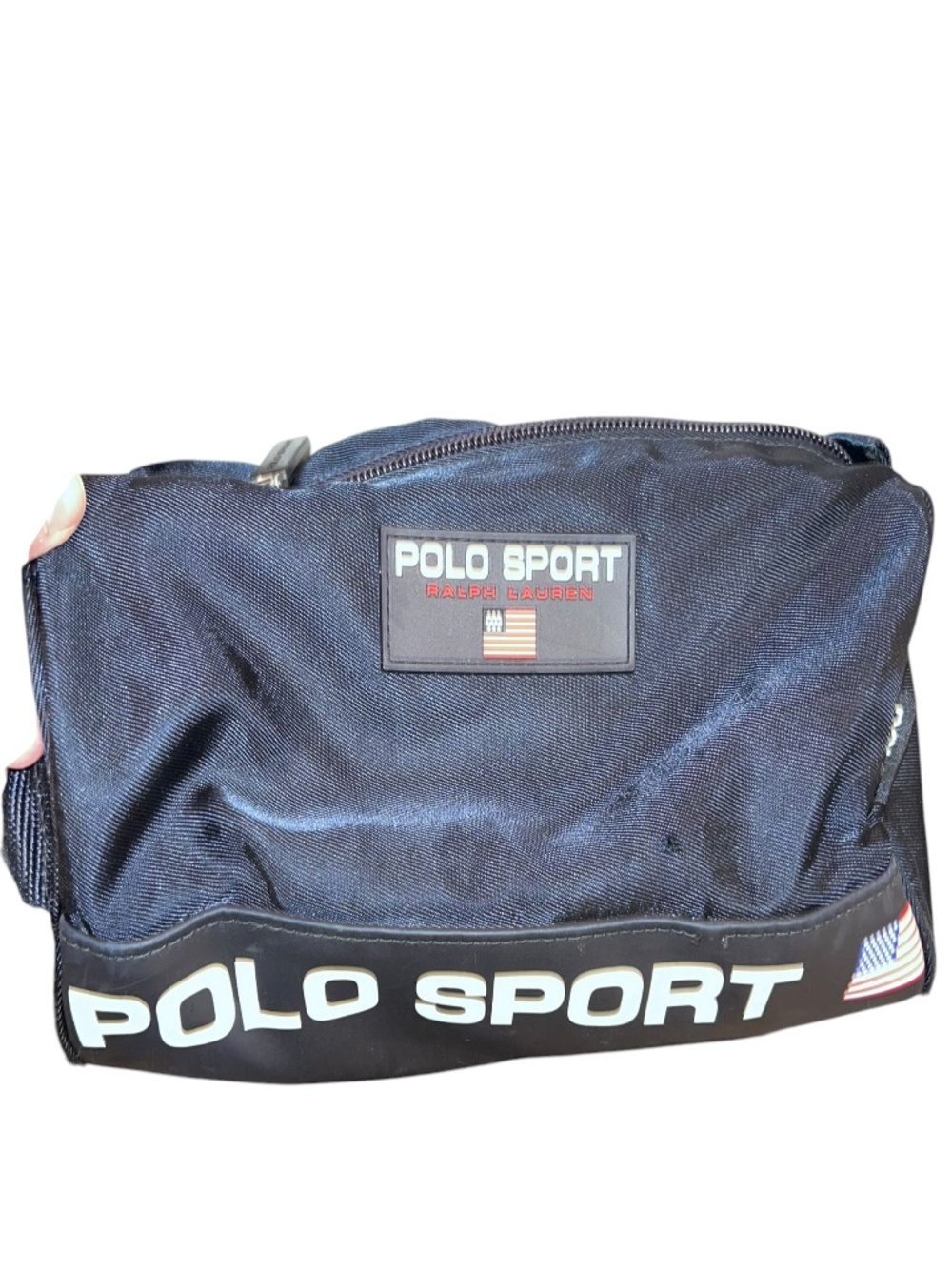 Ralph Lauren polo sport water resistant Dopp kit makeup bag